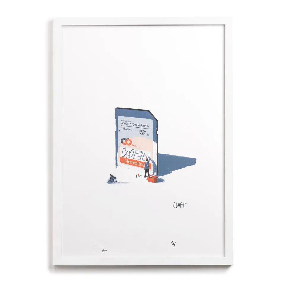 COOPH SD CARD Art Print Lena Yokoyama Fotografie Poster