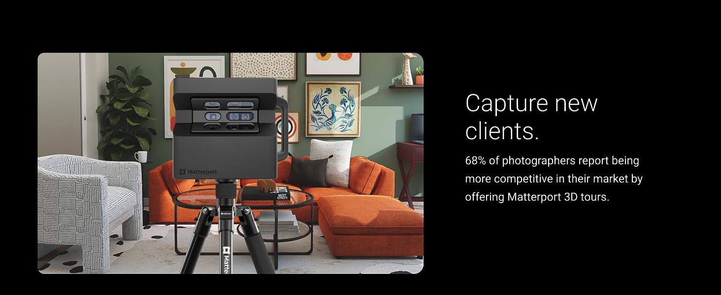 Matterport Pro2 3D-Kamera 360 4K 134MP Scanner