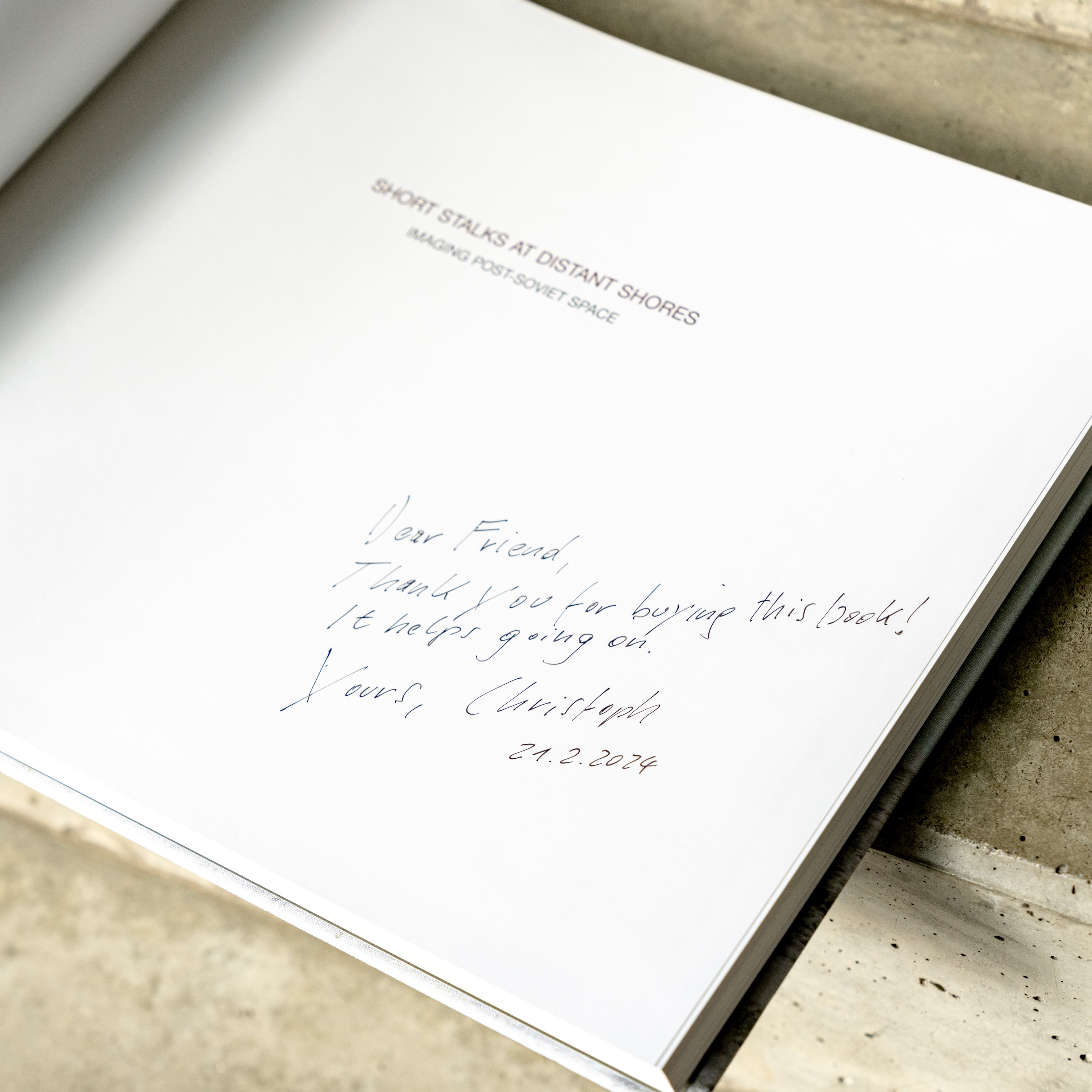 COOPH CHRISTOPH GRILL Fotobuch signiert Bildband